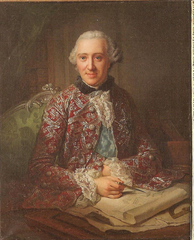 Friedrich Wilhelm Fürst von Hessenstein, vintage artwork by Georg David Matthieu, 12x8" (A4) Poster