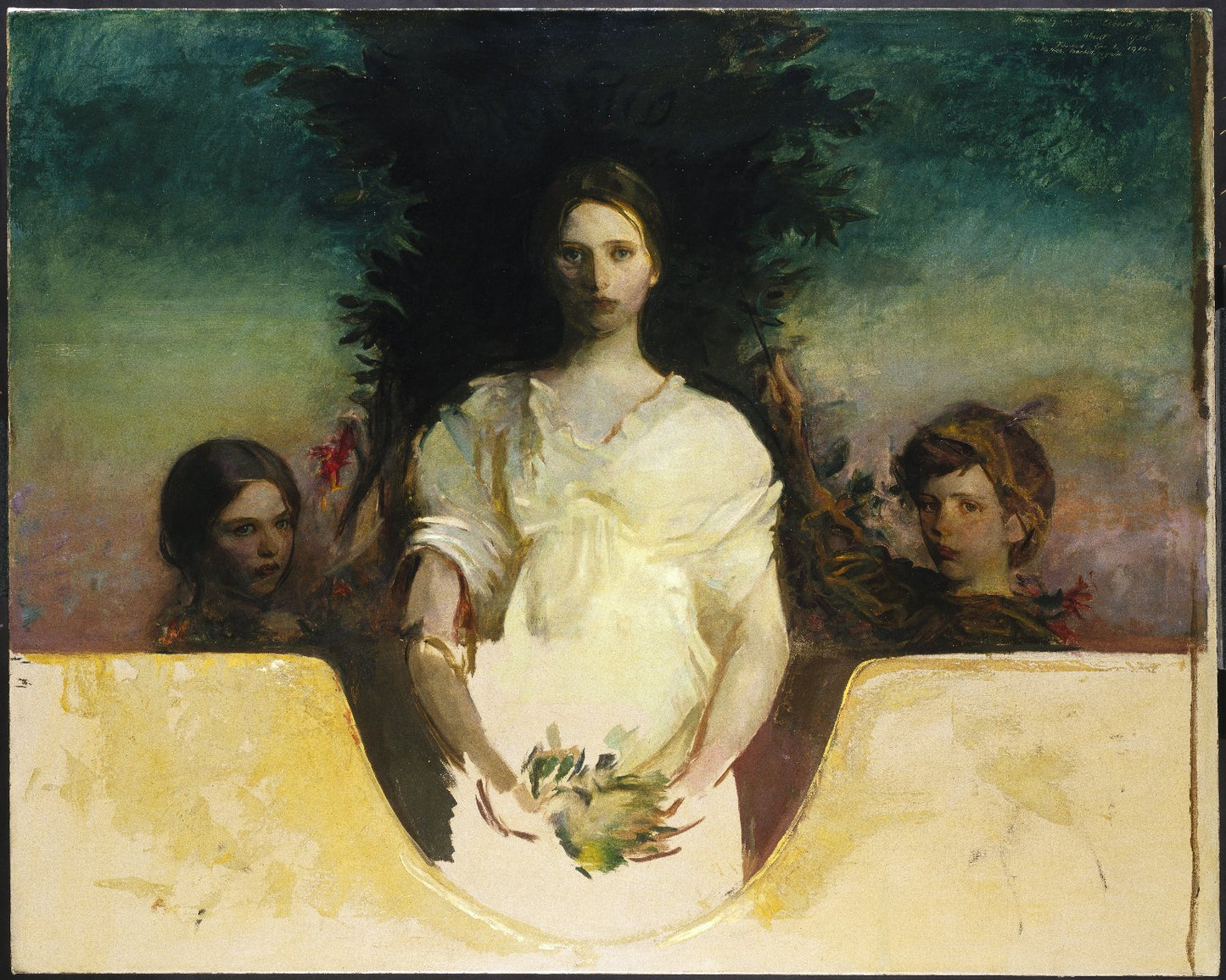 My Children, vintage artwork by Abbott Handerson Thayer, 12x8" (A4) Poster
