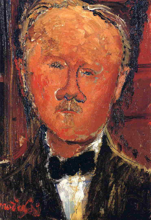 Cheron, vintage artwork by Amedeo Modigliani, 12x8" (A4) Poster
