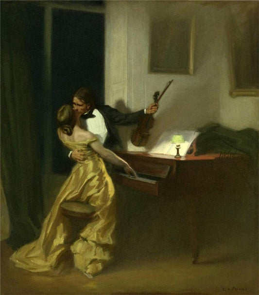 Kreutzer Sonata by Rene-Franaois-Xavier Prinet,A3(16x12")Poster
