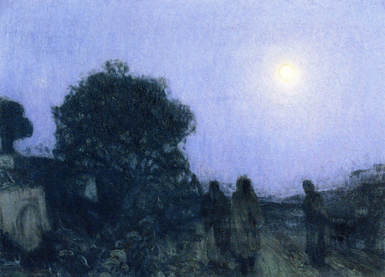  His Desciples on the Road to Bethany by Henry Ossawa Tanner,A3(16x12")Poster