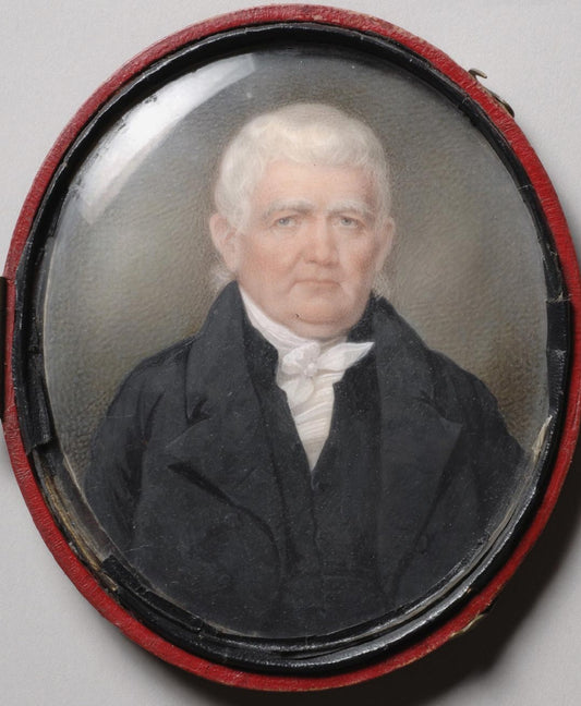 Portrait of Judge Daniel O'Hara, vintage artwork by Charles Fraser, 12x8" (A4) Poster