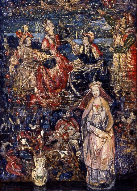 The Medieval Saint, vintage artwork by Henry Golden Dearth, 12x8" (A4) Poster