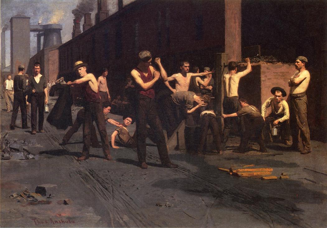 The Ironworker's Noontime by Thomas P. Anshutz,A3(16x12")Poster