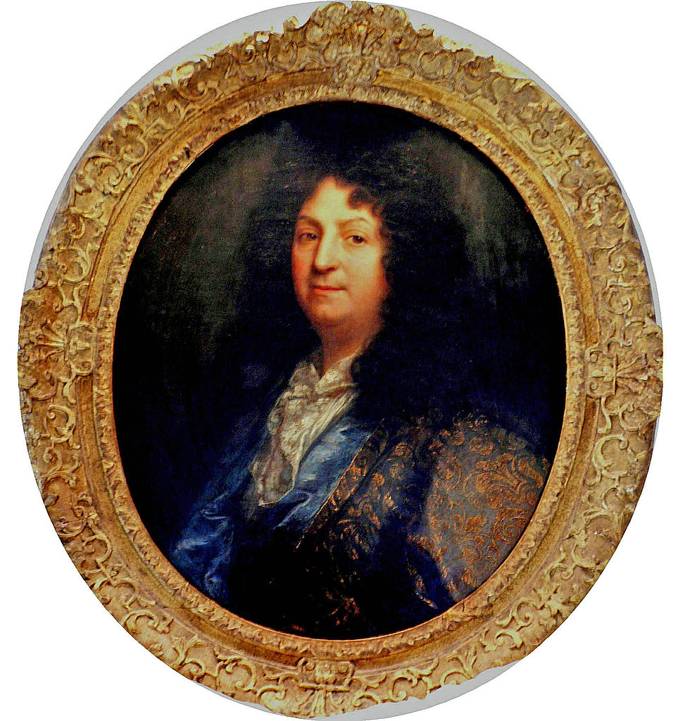 Portrait de Jean Racine, vintage artwork by Jean-Baptiste Santerre, 12x8" (A4) Poster