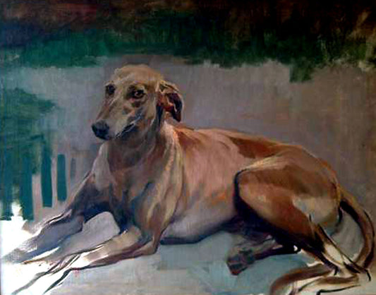 Julio Vila Prades - perro, vintage artwork by Julio Vila y Prades, 12x8" (A4) Poster