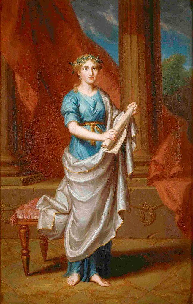 Calliope, vintage artwork by Emmanuel Jakob Handmann, 12x8" (A4) Poster