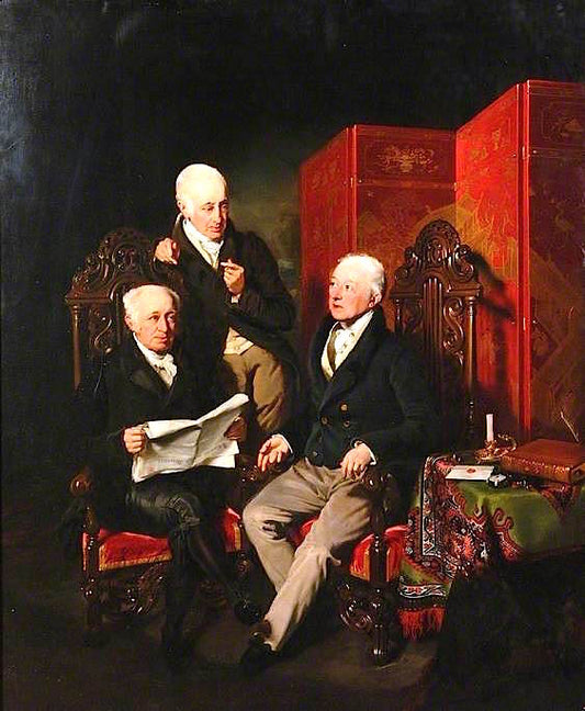 The Brothers Burton, vintage artwork by Philip Corbet, A3 (16x12") Poster Print