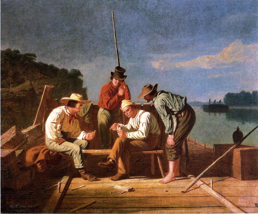 In a Quandry, vintage artwork by George Caleb Bingham, A3 (16x12") Poster Print