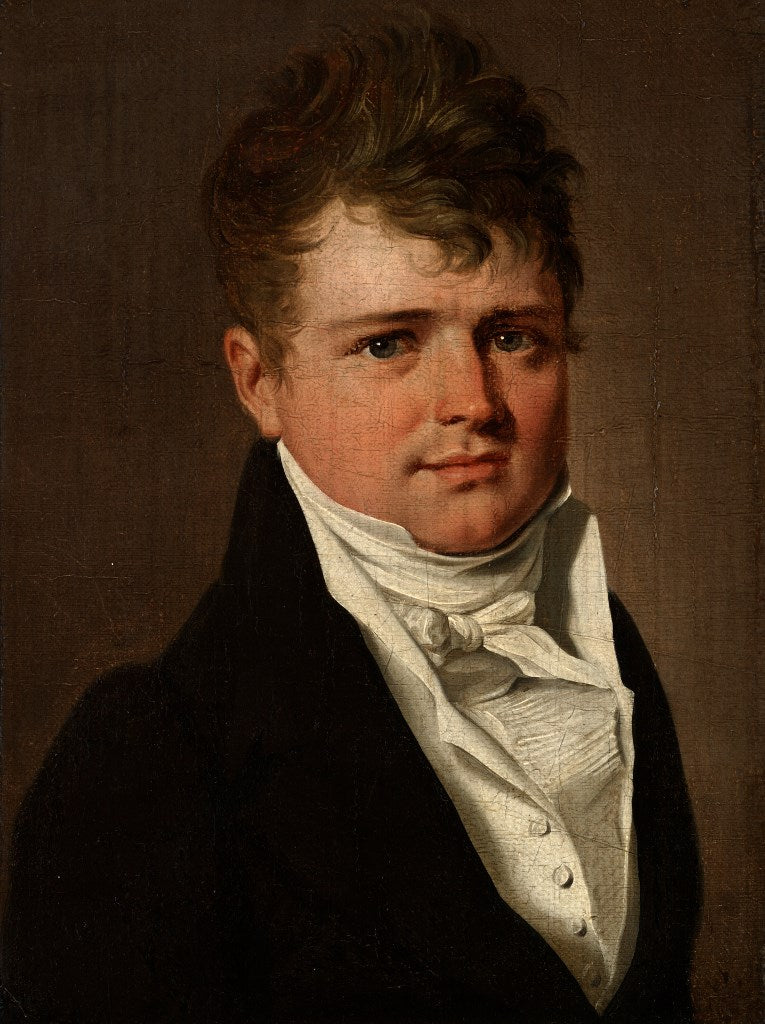 Joseph Reade, vintage artwork by Attributed to Louis-Leopold Boilly, 12x8" (A4) Poster