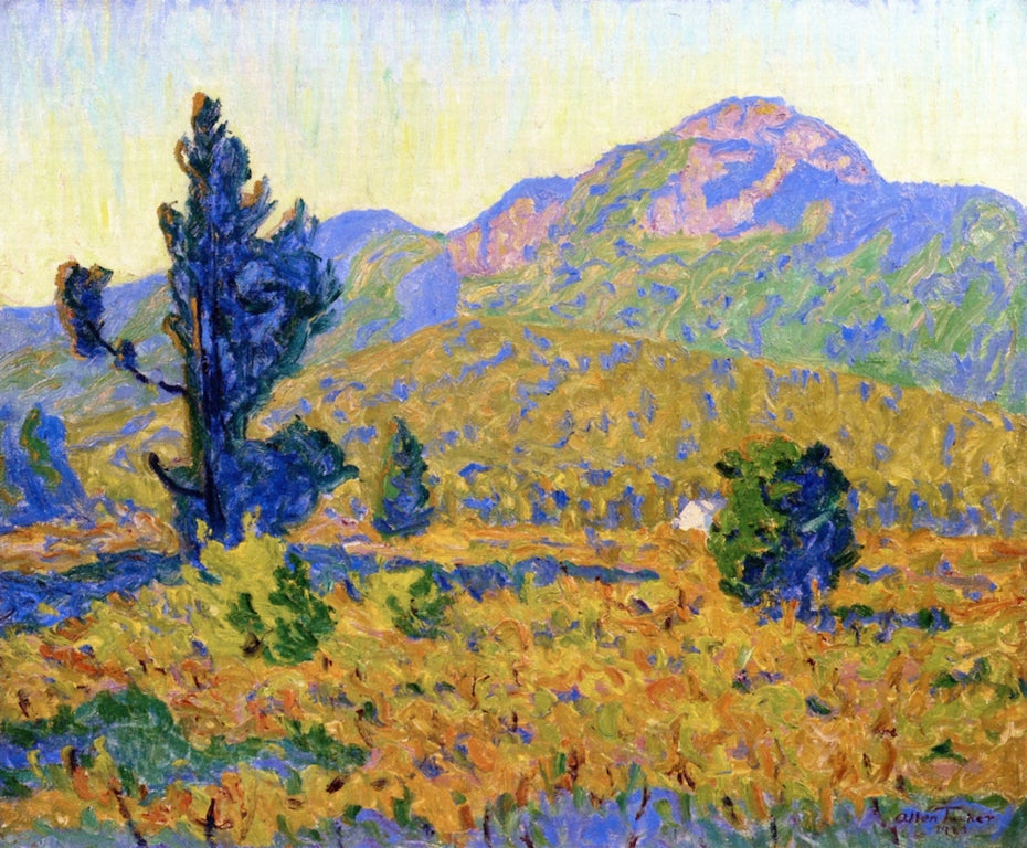 The Bright Valley, vintage artwork by Allen Tucker, 12x8" (A4) Poster