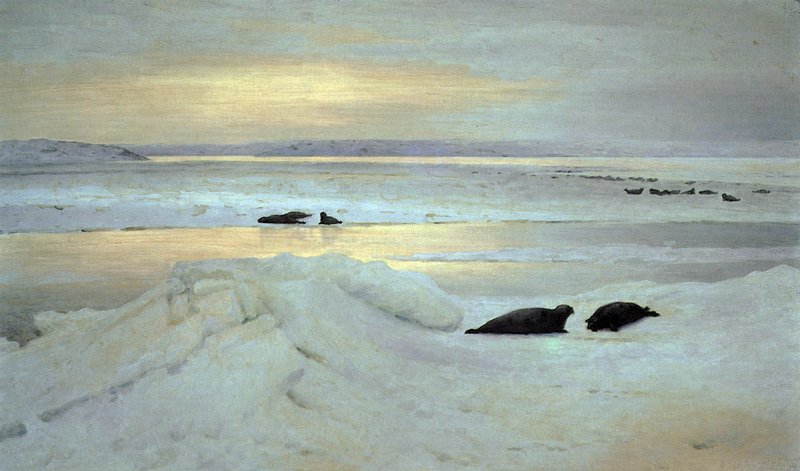 Polar Night by Alexander Borisov,A3(16x12")Poster
