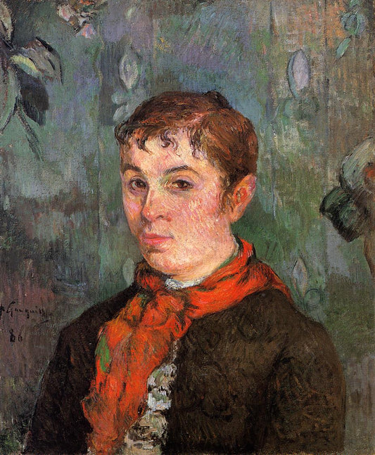 The Boss's Daughter, vintage artwork by Paul Gauguin, 12x8" (A4) Poster