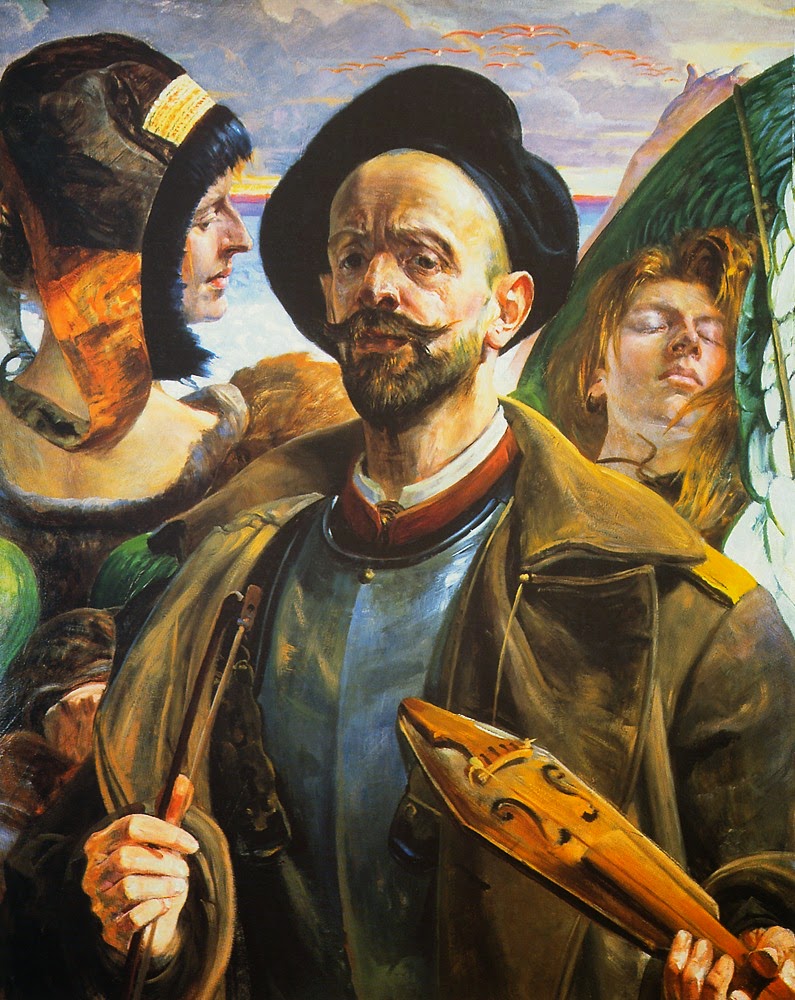 One Chord by Jacek Malczewski,A3(16x12")Poster