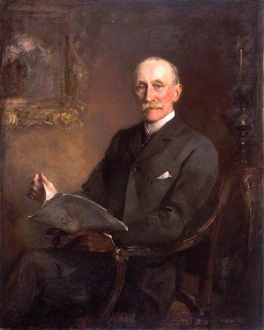 John Kirkhope, Mus.D., vintage artwork by Edward Arthur Walton, R.S.A., P.R.S.W., 12x8" (A4) Poster