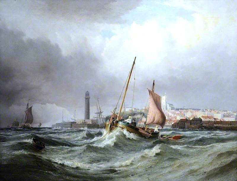 Off Margate, Kent, vintage artwork by George Paul Chambers, Sr., A3 (16x12") Poster Print