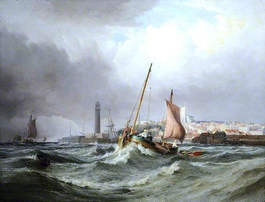 Off Margate, Kent, vintage artwork by George Paul Chambers, Sr., A3 (16x12") Poster Print