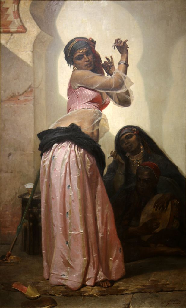 Danseuse au Caire, vintage artwork by Pierre François Eugène Giraud, A3 (16x12") Poster Print