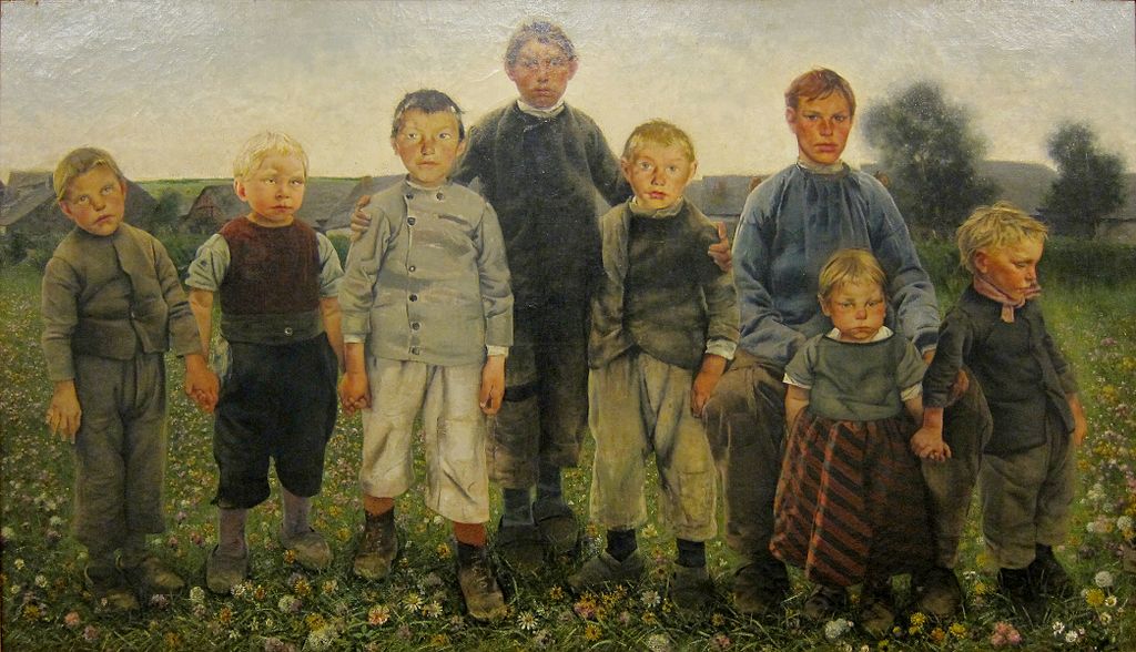 The Boys by Leon  Frederic,A3(16x12")Poster