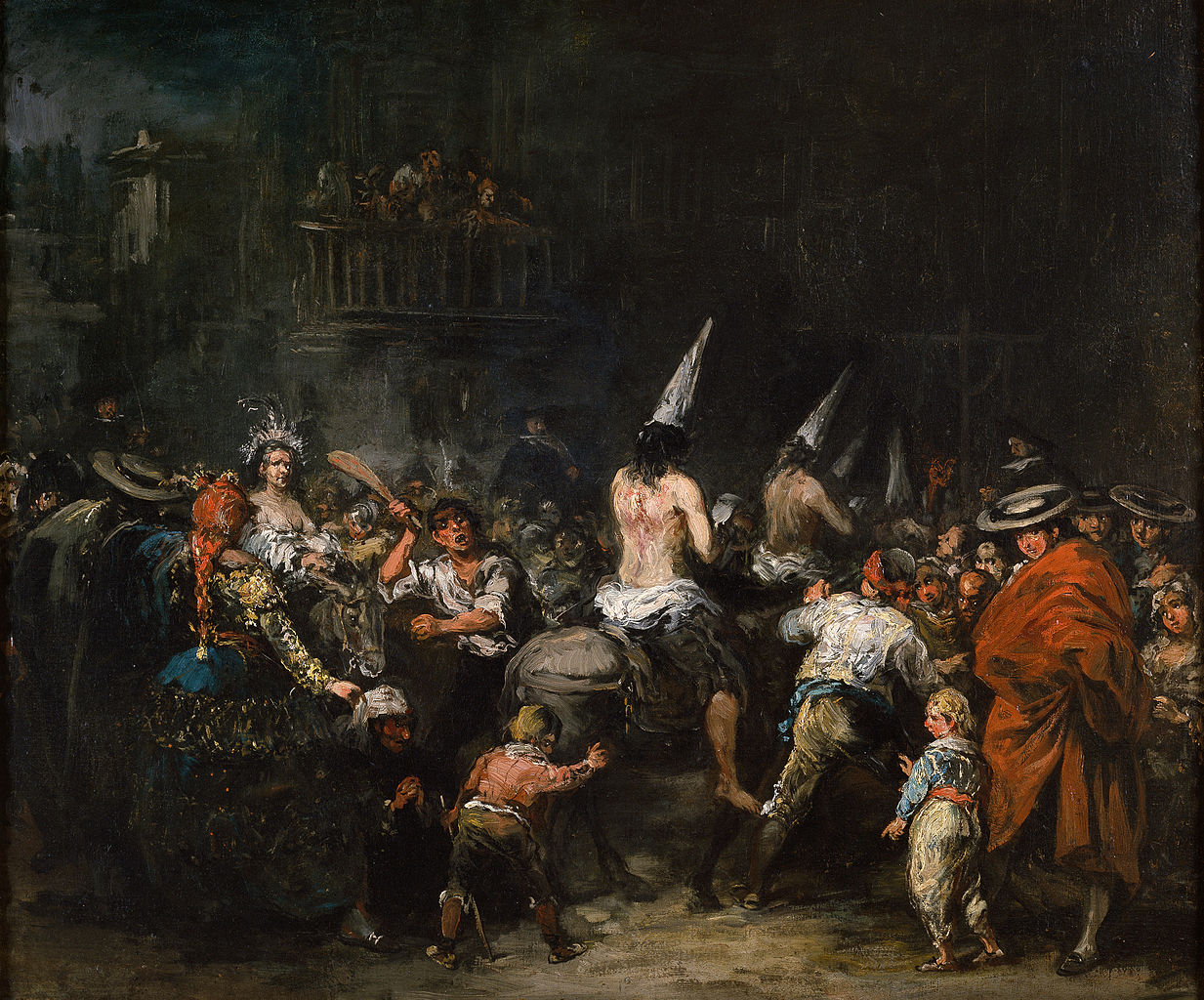 Condemned by  the Inquisition, vintage artwork by Eugenio Lucas Velazquez, A3 (16x12") Poster Print