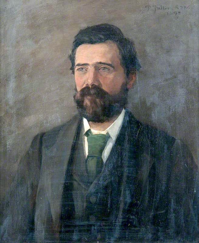 Robert Bennett, vintage artwork by David Fulton, 12x8" (A4) Poster