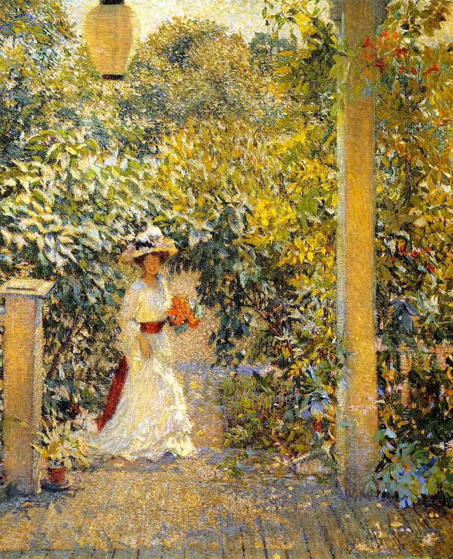 A Summer Visitor, vintage artwork by Philip Leslie Hale, 12x8" (A4) Poster