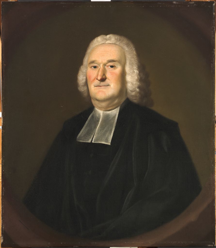 The Reverend Daniel Greenleaf (1680-1763), vintage artwork by Joseph Blackburn, 12x8" (A4) Poster