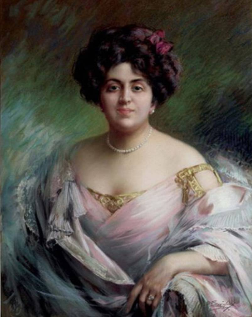 Elegant Lady by Delphin Enjolras,A3(16x12")Poster