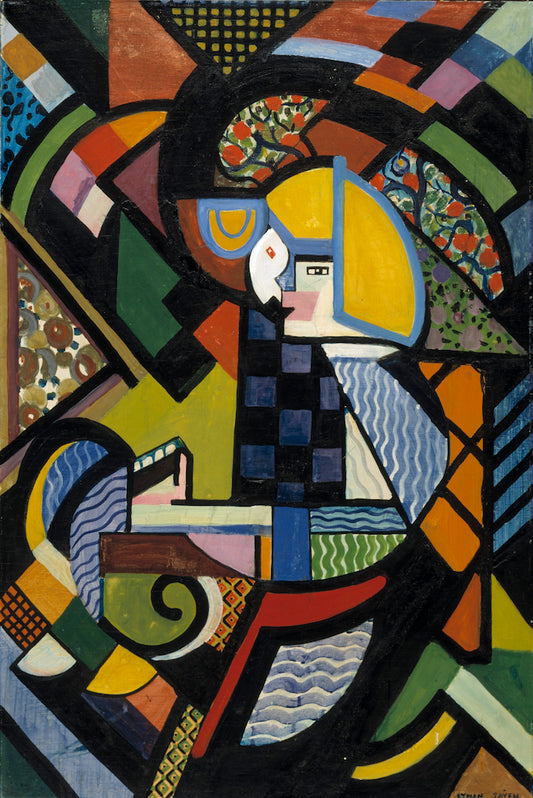 Daughter in a Rocker by H. Lyman Saÿen,16x12(A3) Poster