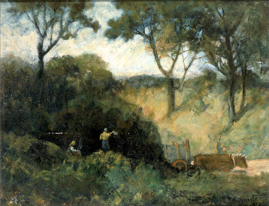 The Salute, vintage artwork by Edward Mitchell Bannister, 12x8" (A4) Poster