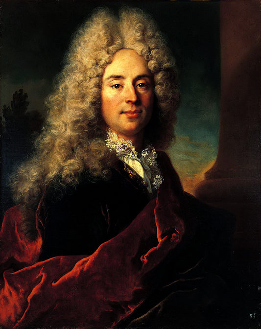 Portrait of the Marquis d'Havrincourt, vintage artwork by Nicolas de Largillière, 12x8" (A4) Poster