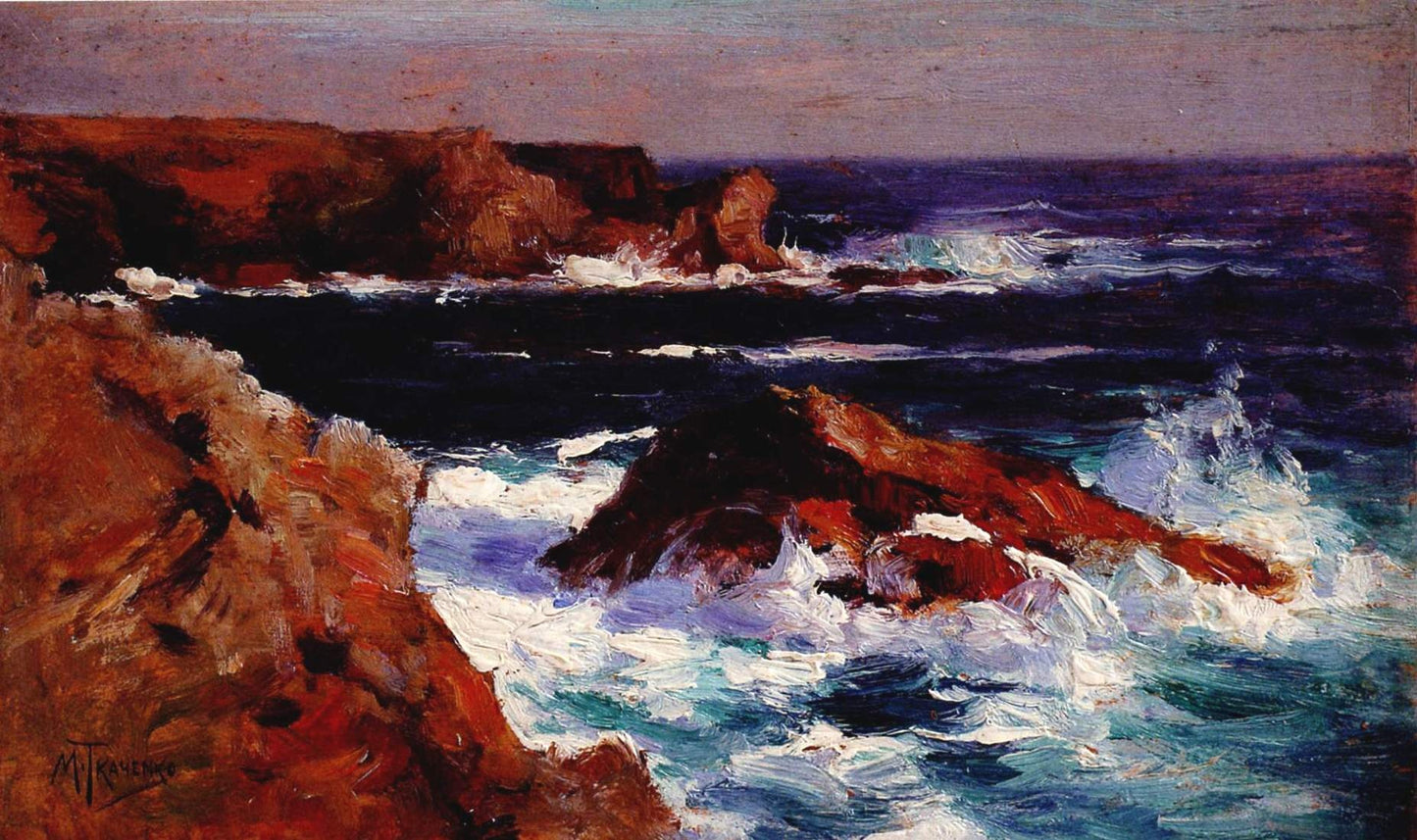 Midday Surf by Mikhail Tkachenko,A3(16x12")Poster