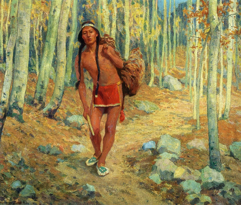 The Successful Hunter by Eanger Irving Couse,A3(16x12")Poster