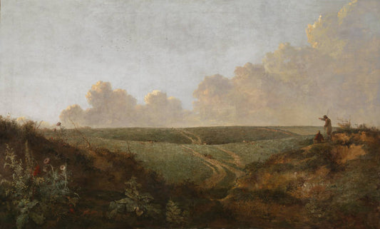 Mousehold Heath, Norwich, vintage artwork by John Crome, 12x8" (A4) Poster