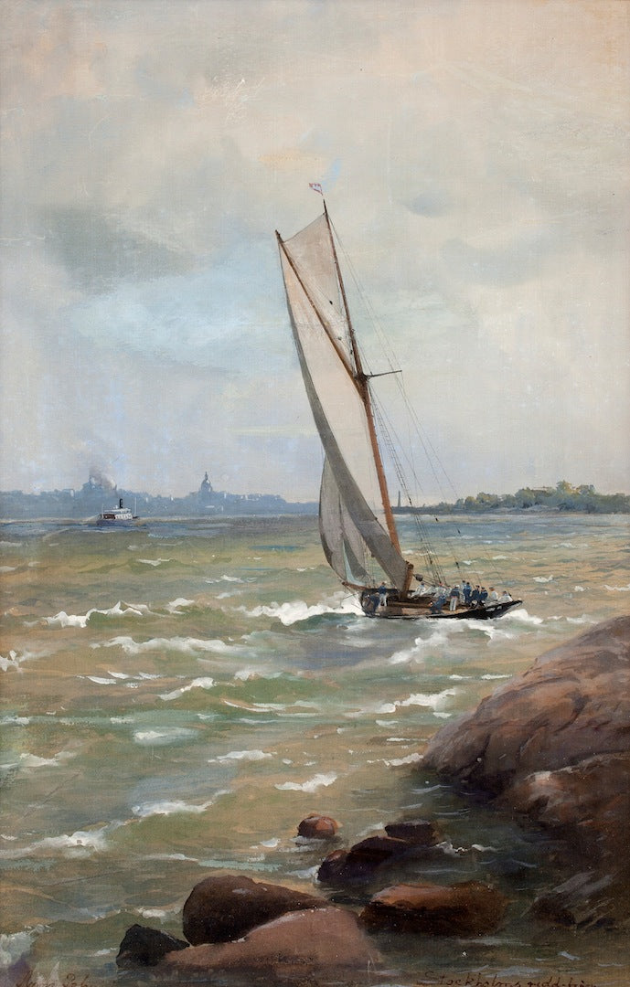 Stockholm Roadstead by Anna Palm de Rosa,A3(16x12")Poster
