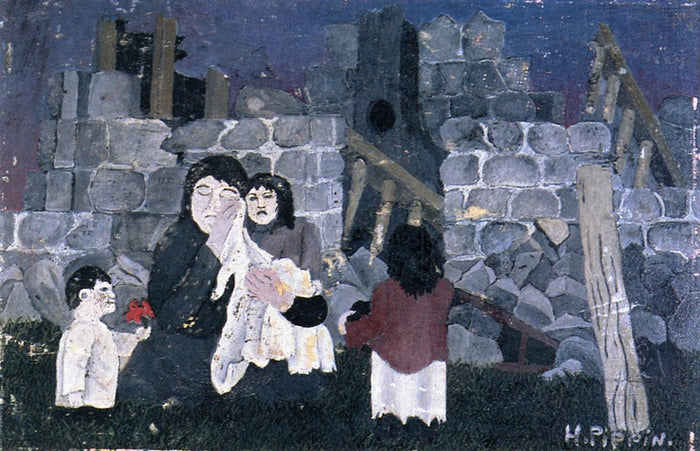 A Tribute to Stalingrad by Horace Pippin,16x12(A3) Poster