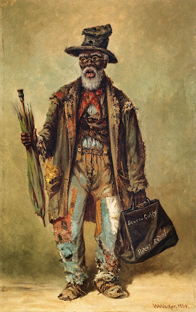 A Distinguished Visitor to the Exposition, vintage artwork by William Aiken Walker, 12x8" (A4) Poster