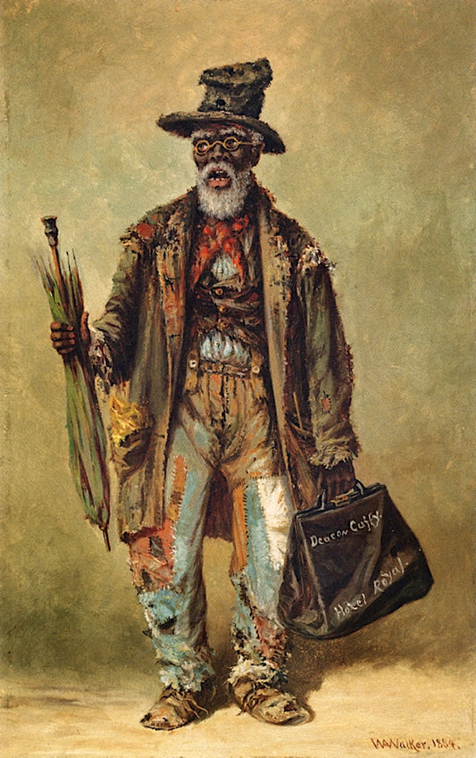 A Distinguished Visitor to the Exposition, vintage artwork by William Aiken Walker, 12x8" (A4) Poster