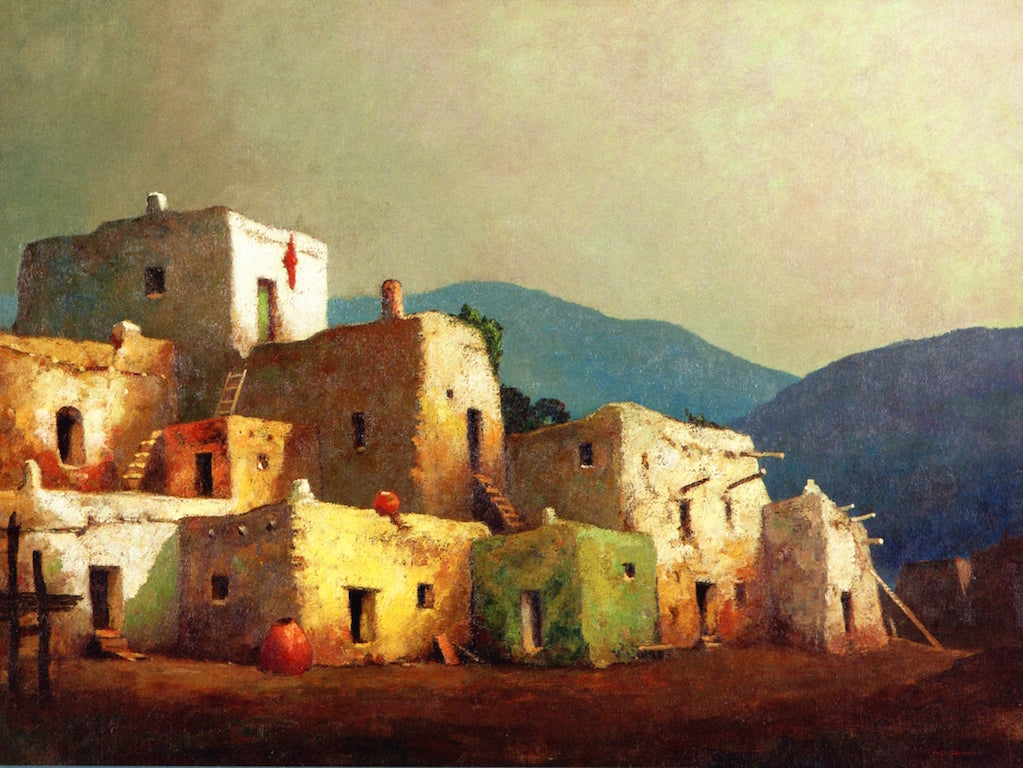 Taos Pueblo by Will Sparks,A3(16x12")Poster