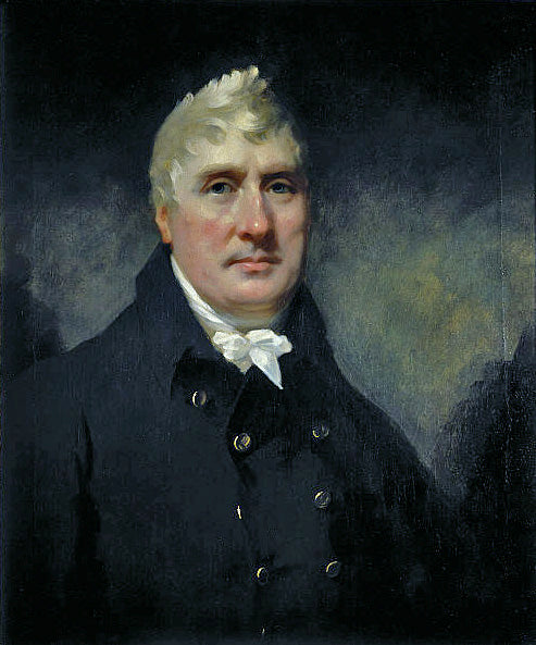 Portrait of John Rennie, vintage artwork by Sir Henry Raeburn, R.A., P.R.S.A., 12x8" (A4) Poster