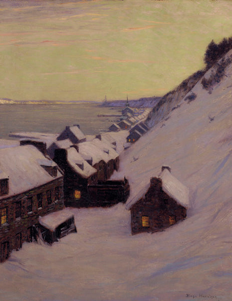 Glimpse of the Saint Lawrence by Lowell Birge Harrison,A3(16x12")Poster