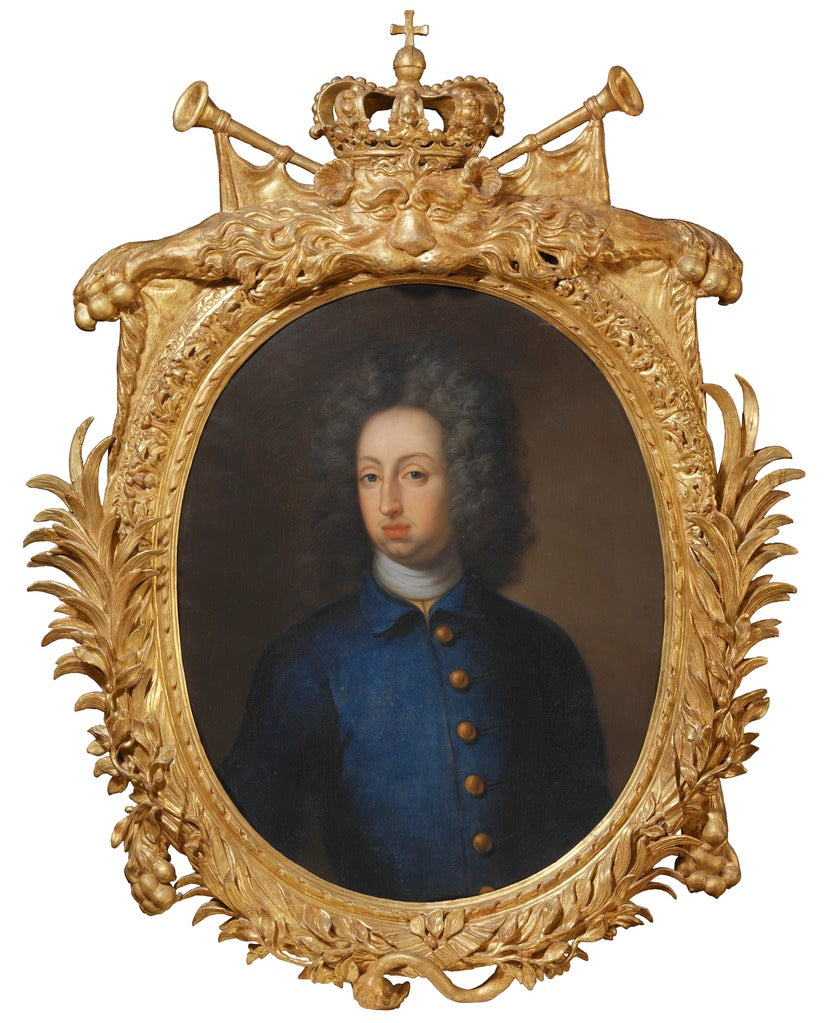 Karl Gustav Wrangel, vintage artwork by David Klocker Ehrenstrahl, 12x8" (A4) Poster