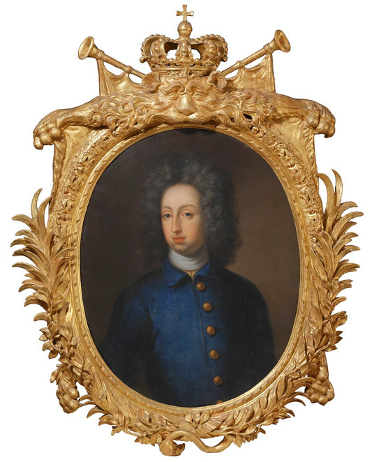 Karl Gustav Wrangel, vintage artwork by David Klocker Ehrenstrahl, 12x8" (A4) Poster