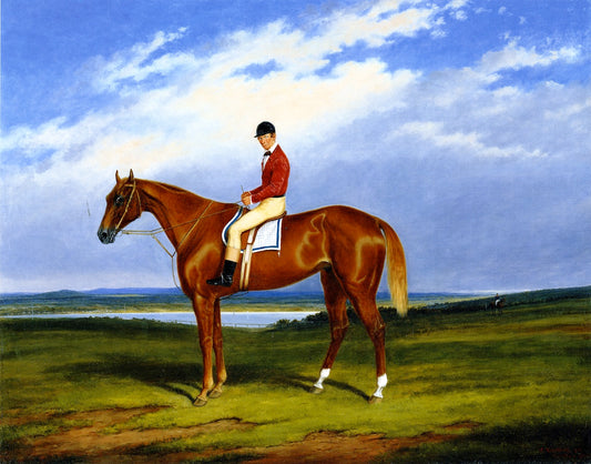 Fraser, With Mr. Miller Up, vintage artwork by Cornelius Krieghoff, A3 (16x12") Poster Print