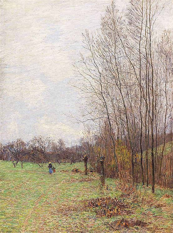 Forest Edge in Early Spring, near Goppeln by Paul Baum,A3(16x12")Poster