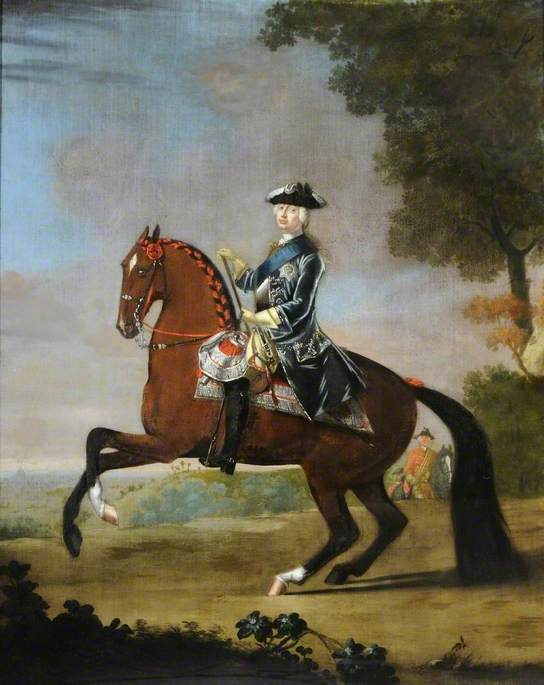 Frederick Louis (1707–1751), Prince of Wales (after David Morier), vintage artwork by John Singleton Copley, 12x8" (A4) Poster