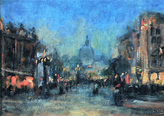 Antwerp, Avenue de Keyser by Eugeen van Mieghem,16x12(A3) Poster