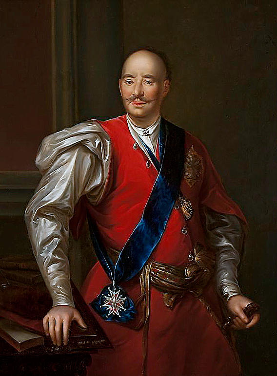 Franciszek Salezy Potocki, vintage artwork by Marcello Bacciarelli, 12x8" (A4) Poster