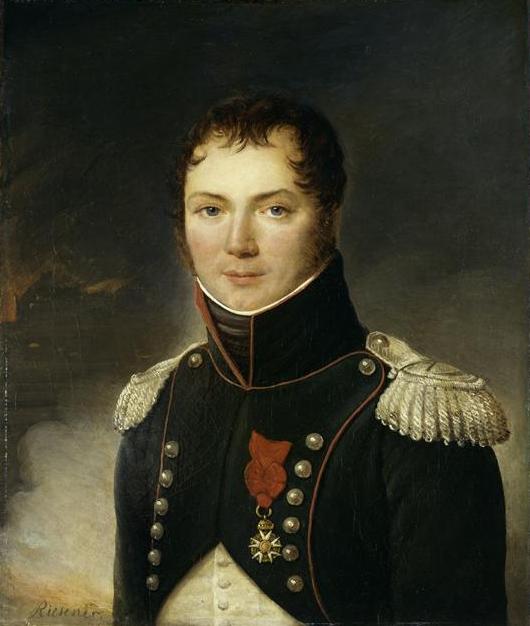 Baron C.-C. Jacquinot, vintage artwork by Henri-François Riesener, 12x8" (A4) Poster