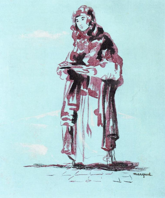 Berber Woman, vintage artwork by Albert Marquet, 12x8" (A4) Poster